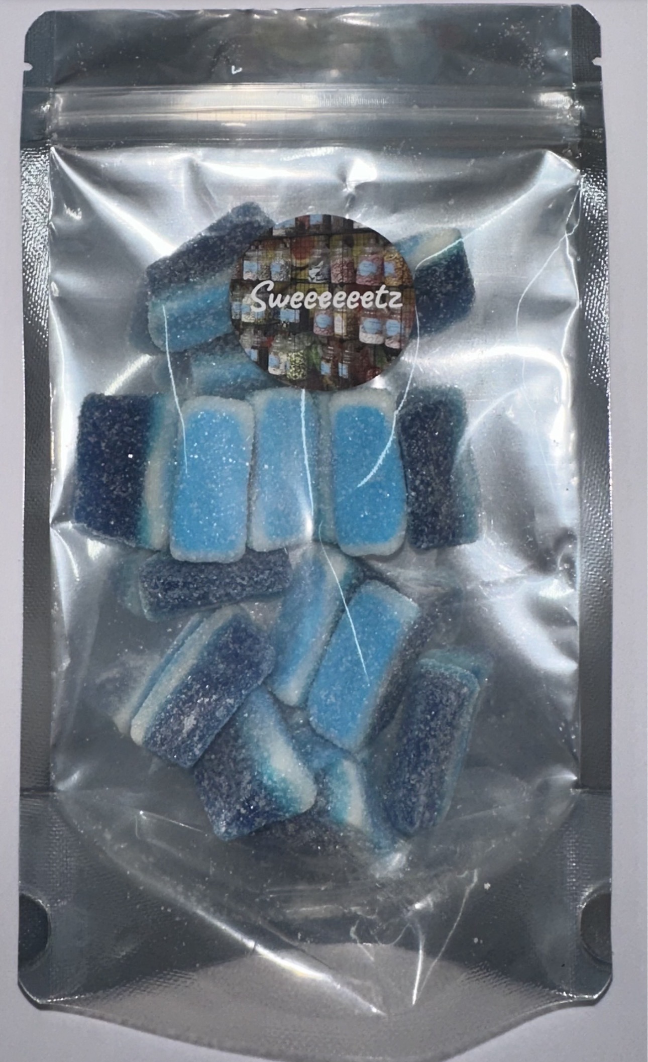 Fizzy Blue Raspberry Slices