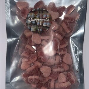 Fizzy Strawberry Hearts