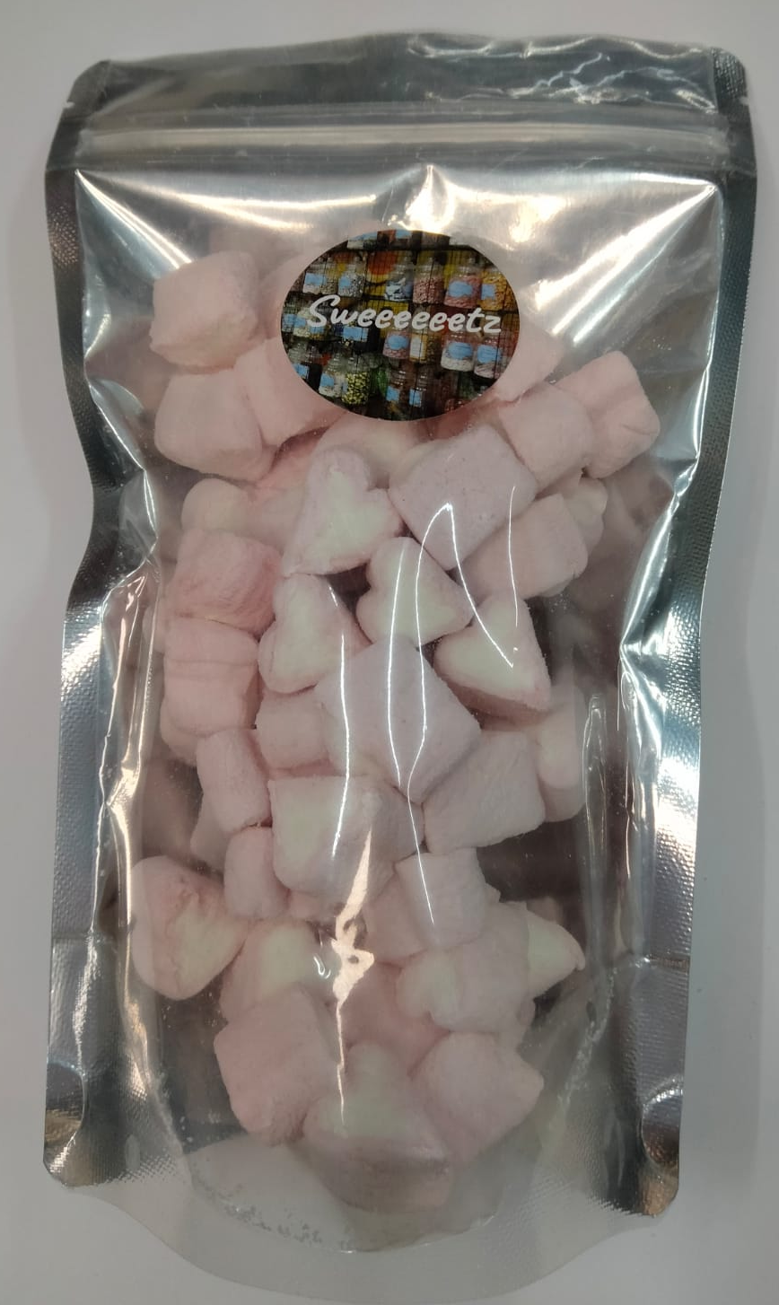 Small Marshmallow Hearts